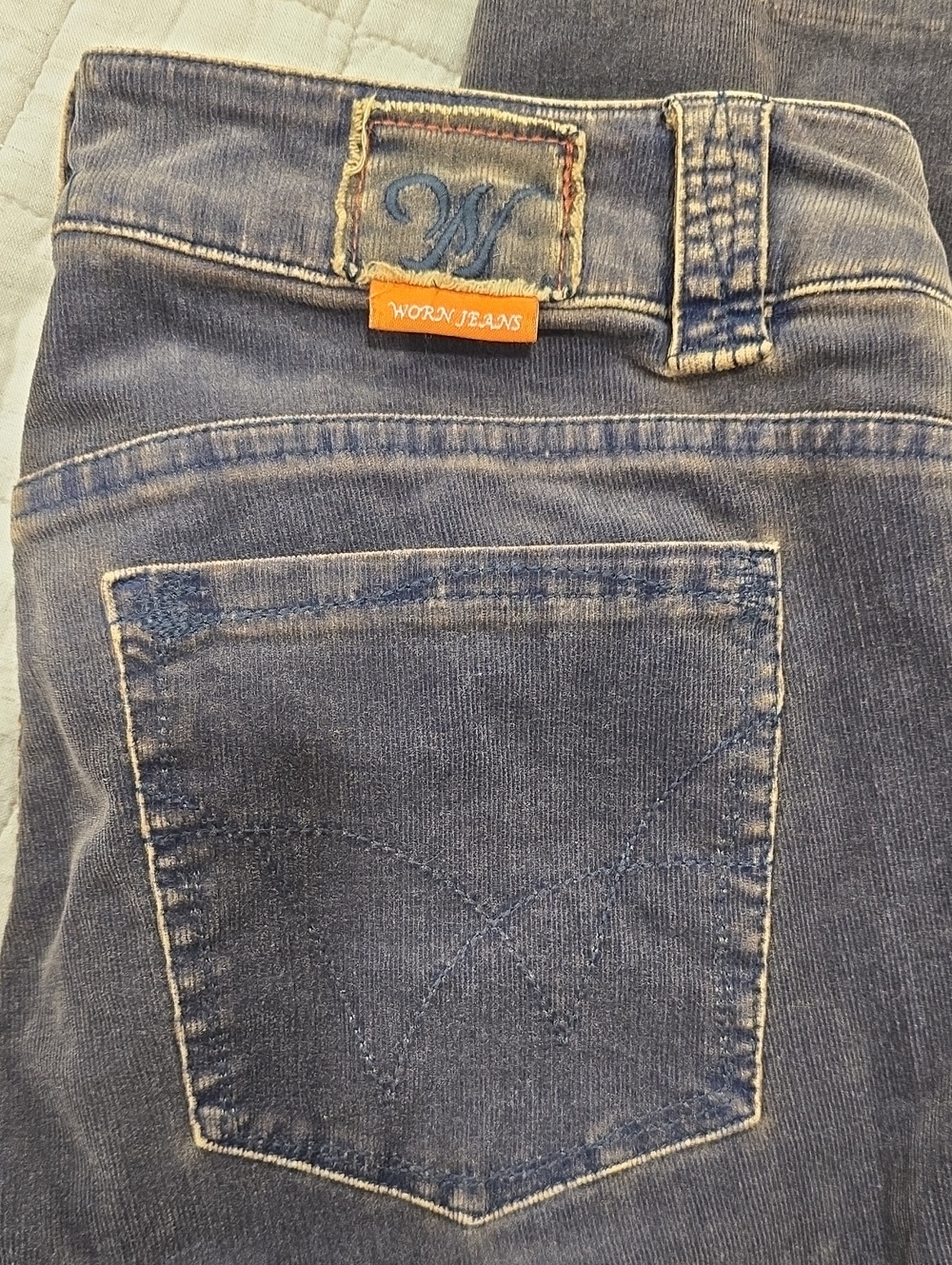 Worn Jeans Women’s Corduroy Jean Pant Y2K